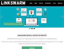 Tablet Screenshot of linkswarm.com
